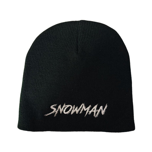 Black Snowman Beanie