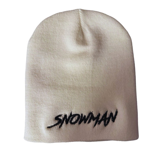 White Snowman Beanie